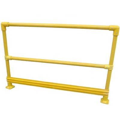 Corrosion Resistant FRP Round Tube Handrails Higher Strength Light Weight Advantage