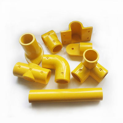 Corrosion Resistant FRP Round Tube Handrails Higher Strength Light Weight Advantage