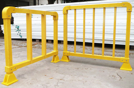 Chemical Resistant Pultruded GFRP Handrail Fence Insulated for Maximum Protection