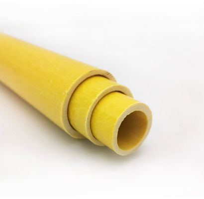 Smooth Surface Strength FRP Pultrusion Round Shape Hollow Tubes for Customized Length