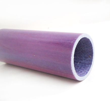 Smooth Surface Strength FRP Pultrusion Round Shape Hollow Tubes for Customized Length