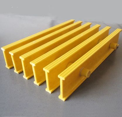 Technique Pultruded GRP Fiberglass Decking Floor for Corrosion Resistant Ship Walkway