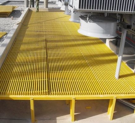 Technique Pultruded GRP Fiberglass Decking Floor for Corrosion Resistant Ship Walkway