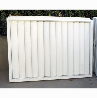 1m to 11.6m Length Chemical Plant Fixed Air Ventilation Window Blind with Support Bar