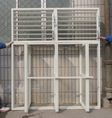 1m to 11.6m Length Chemical Plant Fixed Air Ventilation Window Blind with Support Bar