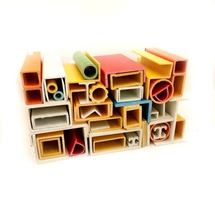 FRP Profiles with Corrosion Resistance Smooth GFRP Fiberglass Pultruded Profiles