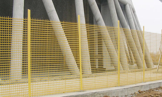 Chemical Corrosion Resistant FRP Grid Safety Fence System with Pultruded Technique