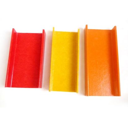 Structural Reinforcement FRP Channel Support Beam Fiberglass GRP Channel Profile Cut as Requirement