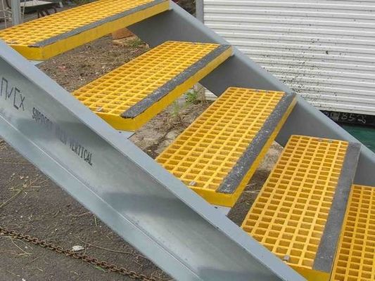 High Strength Pultruded Fiberglass Strips The Ideal Anti-slip Solution for Stairs
