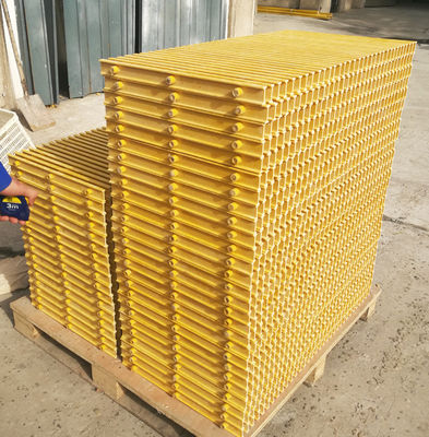 38mm High Strength FRP Pultrusion Grating with Large Support Span and 40% Open Area