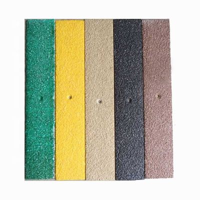 Cutting Processing Service 50mm 90mm 100mm Wide Antislip FRP Fiberglass Decking Strip