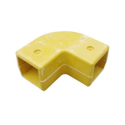 GFRP Connector for FRP Square Tube Handrail Accessories Cutting Service and Durability