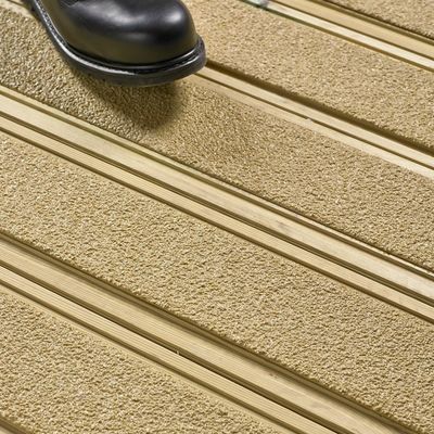 Non-Slip Pultrusion Fiberglass Strip for Wooden Garden Decking/Stair Step/Access Ramp