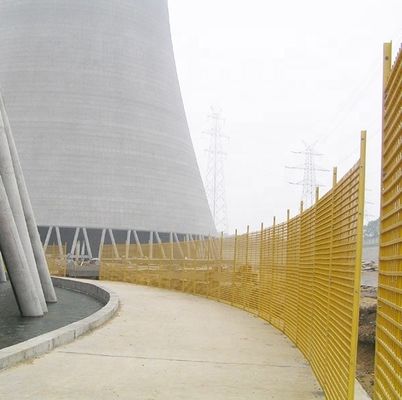 Strength Pultruded Fiberglass Profile for Cooling Tower GFRP Grating Walkway/Handrail