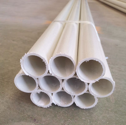 Customized Colors Smooth Fiberglass Pultruded Composite Round Hollow Tubes for Market