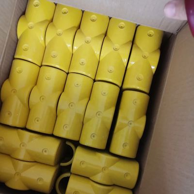 UV Protected Fiberglass T Cross Tee Connector for 36mm and 50mm FRP Fence Pipes