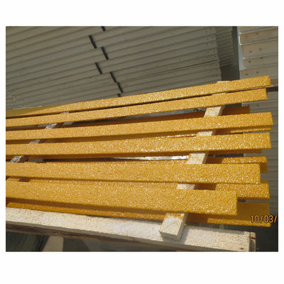 Higher Strength Light Weight Non-slip FRP Pultrusion Strips 50mm Width for Workshops
