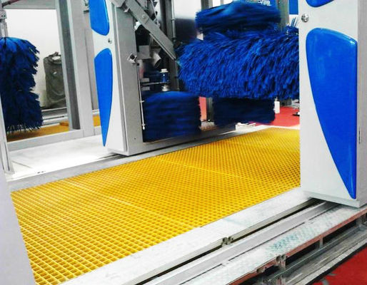 Corrosion Resistant FRP Car Washing Grating Molded Technique and Cutting Service