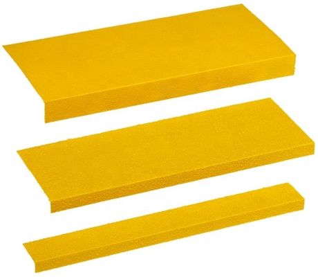 Non Slip FRP Stair Strip Fiberglass L Angle Profiles for Stair Nosing Cutting Service