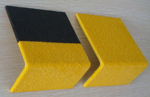 Non Slip FRP Stair Strip Fiberglass L Angle Profiles for Stair Nosing Cutting Service