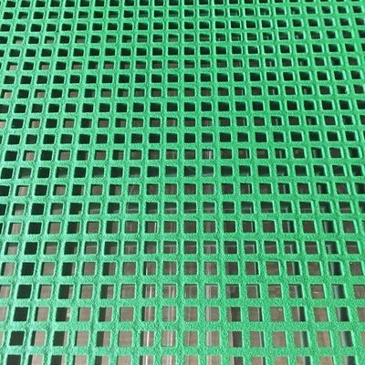 Cutting Processing Service FRP Gritted Sand Fiberglass Grating Micro Mini Mesh Molded