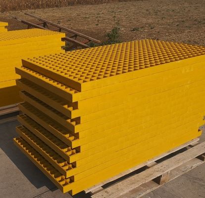 Easy to Clean and Maintain Molded GRP/Fiberglass Floor Grating for Car Wash Floor