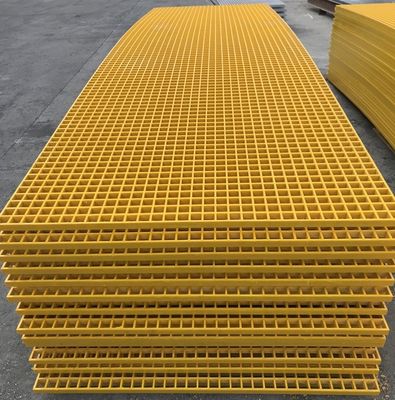 Easy to Clean and Maintain Molded GRP/Fiberglass Floor Grating for Car Wash Floor