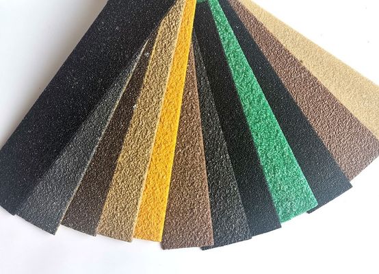 FRP Material Anti-Slip Fiberglass Composite Step Strip for Decking 1m to 11.6m Length
