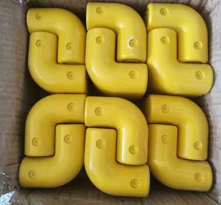 FRP Handrail Accessories Elbow/Baseplate/Cross Tee/Side Post Base for Safety Handrails