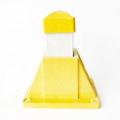 Customized Length Chemical Resistant Durable Fiberglass FRP Composite Square Handrail Sample
