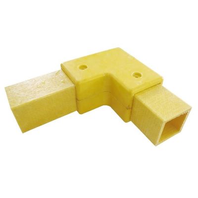 Customized Length Chemical Resistant Durable Fiberglass FRP Composite Square Handrail Sample