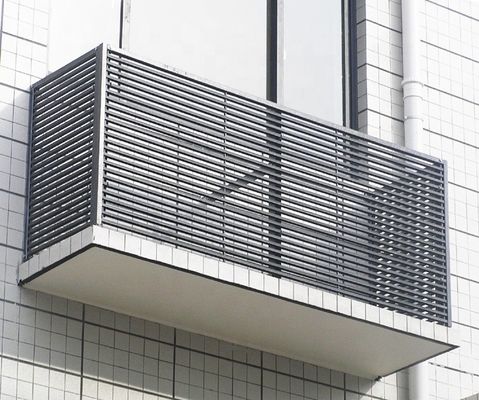 Anti-Aging FRP Fiberglass Composite Balcony GRP Grating Fence for Industrial Position