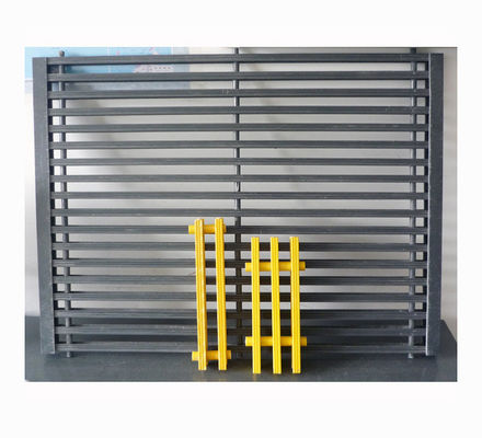 Anti-Aging FRP Fiberglass Composite Balcony GRP Grating Fence for Industrial Position