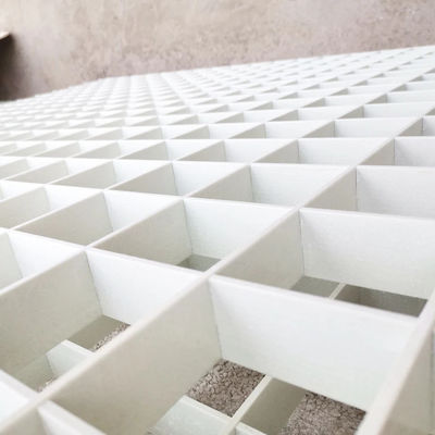 Light Weight Glass Fiber Plastic Grating FRP Ceiling Panel with Pultruded Technique