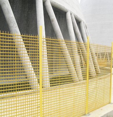 Insulated FRP Fence for Cooling Tower Fiberglass Reinforced Plastic Handrail UV Protection