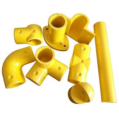 Traditional Design Fiberglass Fence Post Easy to Install Customized Length for Safety