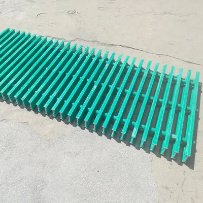 Fiberglass Trench Drain Cover Grating Walkway for Chemical Plant Wastewater Treatment