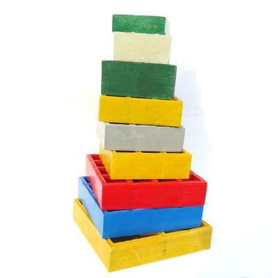 High Strength Molded Fiberglass Grating 38x38mm Insulated GRP Frp Grating for Marine