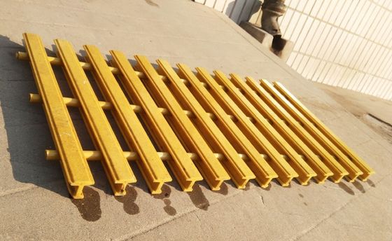 FRP Pultruded Grating T Bars for Slip-Resistant and Fire-Retardant Flooring Solutions