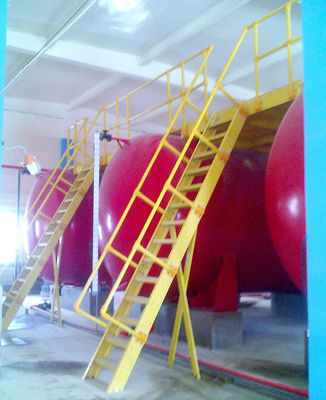 GRP FRP Staircase Handrail for Step Staircase Ladders in Industrial Design Style