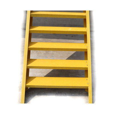 Enhanced Safety Strength Anti-Slip FRP Profile Ladder with Durable Grating Stair Tread
