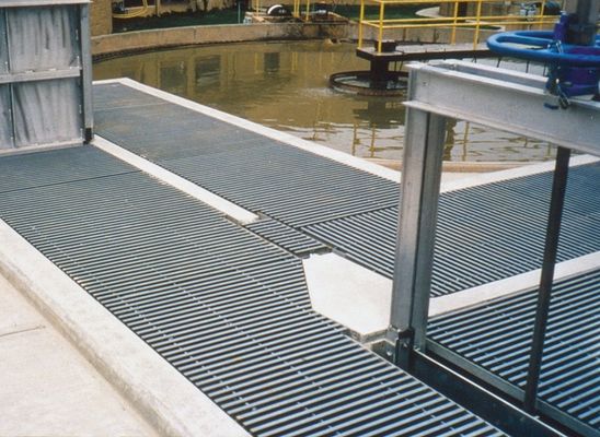 Corrosion Resistant Pultruded Fiberglass Grating Cover Panel with Anti-slip Surface