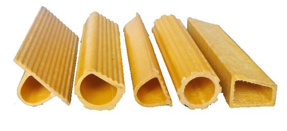 Direct Sell Smooth FRP Ladder Rungs and Rails Length 1m to 11.6m Insulated GFRP