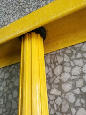 Direct Sell Smooth FRP Ladder Rungs and Rails Length 1m to 11.6m Insulated GFRP