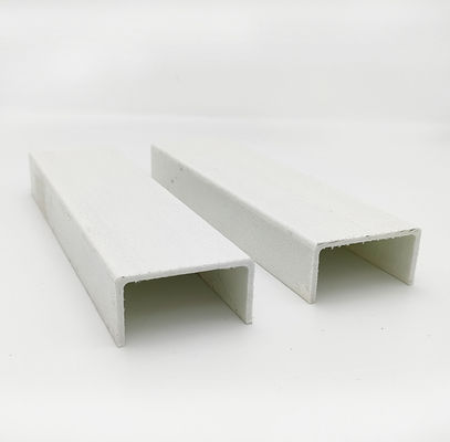 Smooth Anti-aging Fiberglass GFRP FRP U Channel Profile for Edge Banding Covering