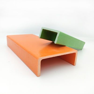 Smooth Anti-aging Fiberglass GFRP FRP U Channel Profile for Edge Banding Covering