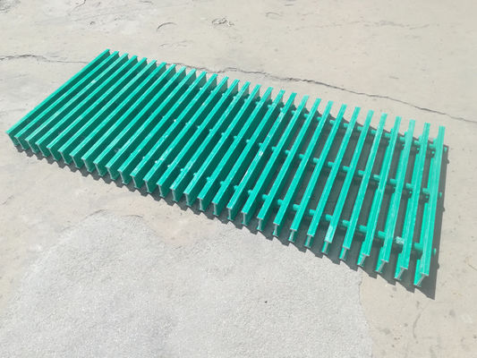 Customized Mesh Size Pultruded FRP GRP Fiberglass Plastic Grating for Cutting Services