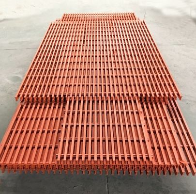 Long Service Life Pultruded FRP Dock Grating Walkway with 40% Open Area and Cutting