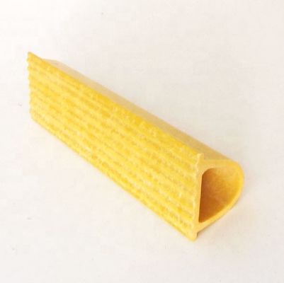 Insulated Ladder Rungs D Shape Tube with Smooth Surface and High Strength Fiberglass