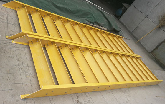 Power Plant Insulation Ladders Fiberglass Reinforced Plastic Step Ladders with Handrail